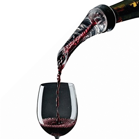 Magic Wine Decanter Red Wine Aerating Pourer Spout Decanter Wine Aerator Quick Aerating Pouring Tool Pump Portable Filter 889356 ► Photo 1/4