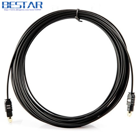 OD2.2mm Digital Optical Optic Fiber Toslink Audio Cable AV Thin Cable 0.2m 1m 1.5m 1.8m 3m 5m 8m 10m 15m 20m 25m 30m Wholesale ► Photo 1/5