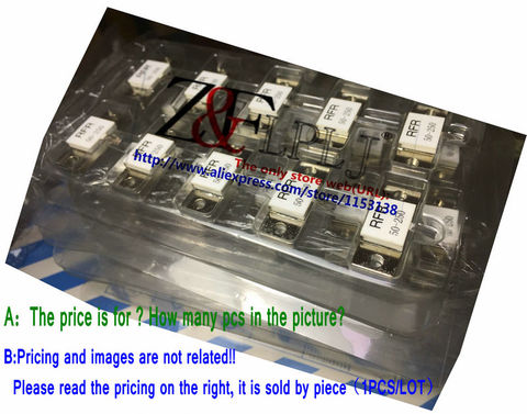 Dummy load resistor RFR-50-250  RFR 50-250 RFR50-250 250 Watts 50 Ohms / 250W 50R DC-3GHz  (sold by piece=1PCS/LOT) ► Photo 1/4