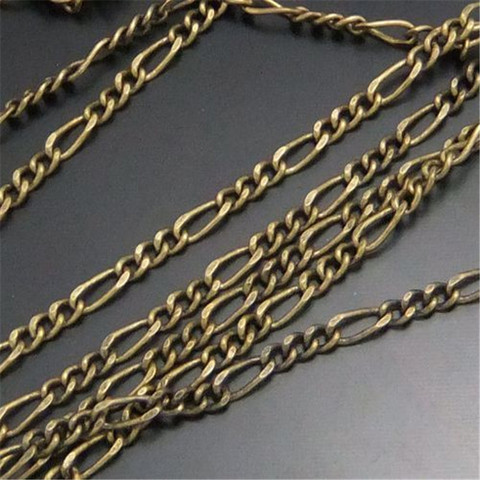 5M Antique Style Bronze Necklace Jewellry Chain Finding Retro Pendant Accessories 5*2MM ► Photo 1/2