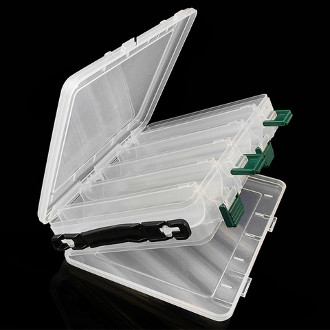 Fishing Box Accessories Tackle Lures Bait Storage Case Shrimp Boxes for Fishing Tackle Baits Pesca 10 Compartments Lure Box ► Photo 1/6
