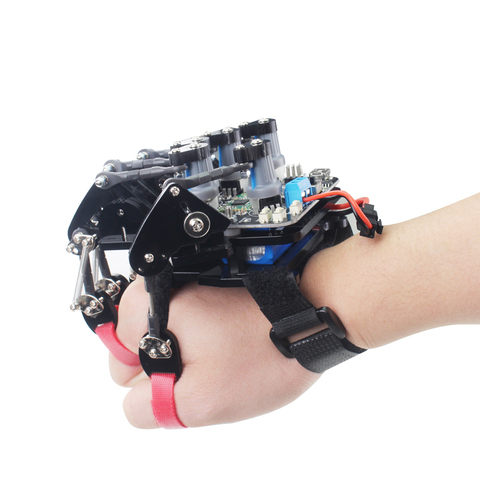 Open source glove / wearable mechanical Somatosensory control of exoskeleton ► Photo 1/6