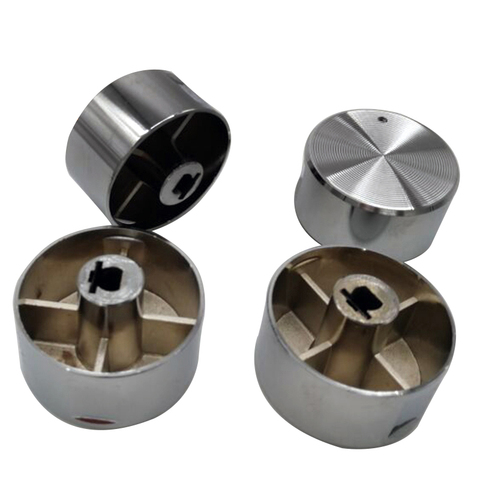 5 PCS High Quality Rotary switch Gas Stove Parts Gas Stove Knob Stainless Steel Round Knob Knob ► Photo 1/6