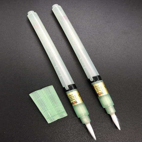2Pc  Tip Head BON-102 Flux Paste Solder Paste Brush Tip / Flat Pen Welding Recyclable Flux Paste/solder paste/flux pen/ welding ► Photo 1/5