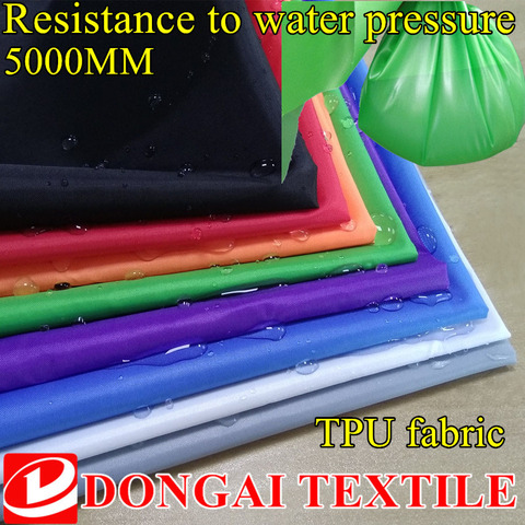 1M*1.5M Polyester Taffeta Waterproof inflatable fabric with tpu Composite membrane for cover /Lightweight raincoat/other diy ► Photo 1/6