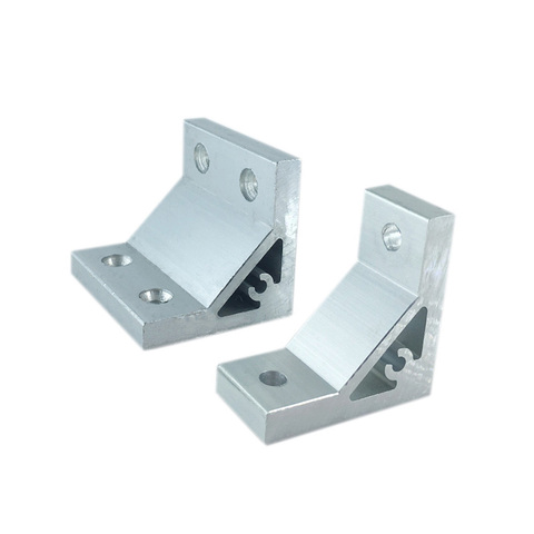 1PC 90 Degree Aluminium Angle Corner Joint Bracket for 2022 3030 4040 4545 5050 Series Aluminum Profile ► Photo 1/3