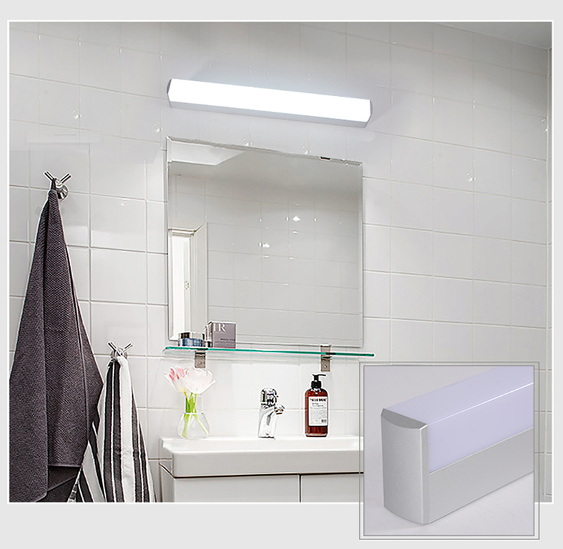 LED Wall Light Bathroom Mirror Warm White Washroom Wall Lamp Fixtures Home Decor 