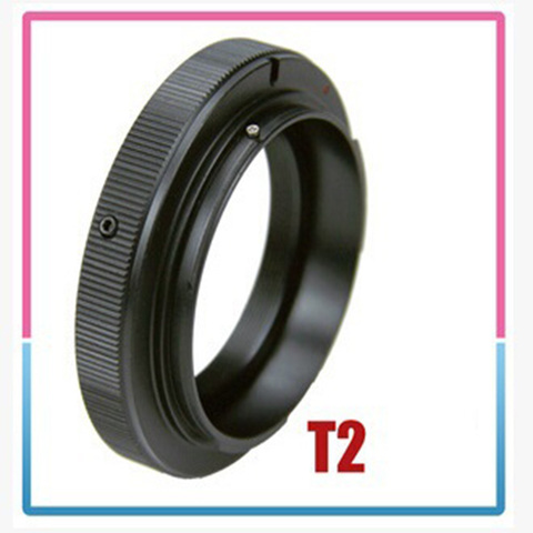 T2 T Mount to For Canon EOS T2-EOS Ring lens Adapter 5D 7D 50D 60D 550D 500D 600D 700D 1000D 1200D T5i T4i T3i T2i T1i Free Ship ► Photo 1/2