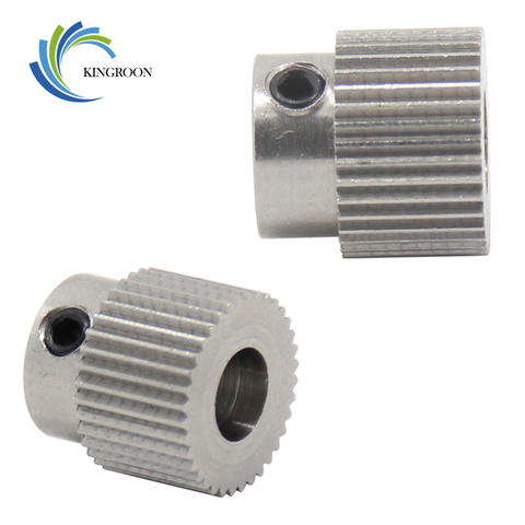 MK7 MK8 Gear 36 tooth Extruder Feeder Driver Teeth Pulley Bore 5mm 3D Printers Parts 36Teeth Tooth Wheels Part Stainless Steel ► Photo 1/6