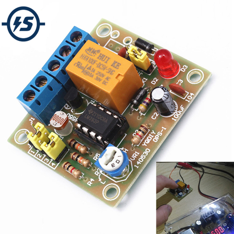 LM393 Electronic DIY Kit Light Operated Switch Kit Light Control Switch Photosensitive Trigger Output Mode Module Funny DIY Kit ► Photo 1/6