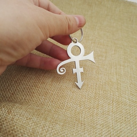2pcs Fashion Style Prince Love Symbol  keychain Singer music keychain keyring for fans Love Sign Keychain SanLan ► Photo 1/6