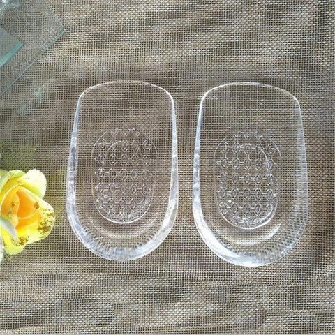 New Silicon Gel Insoles Back Pad Heel Cup for Calcaneal Pain Health Feet Care Support spur feet cushion silicone foot pads ► Photo 1/5