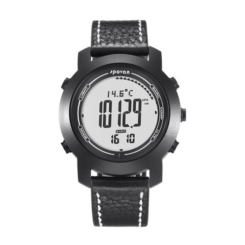 SPOVAN Updated Bravo2S Men Sports Military 5Bar Waterproof Wrist Watch With Compass,Altimeter,Barometer,Compass,Thermometer,etc ► Photo 1/6