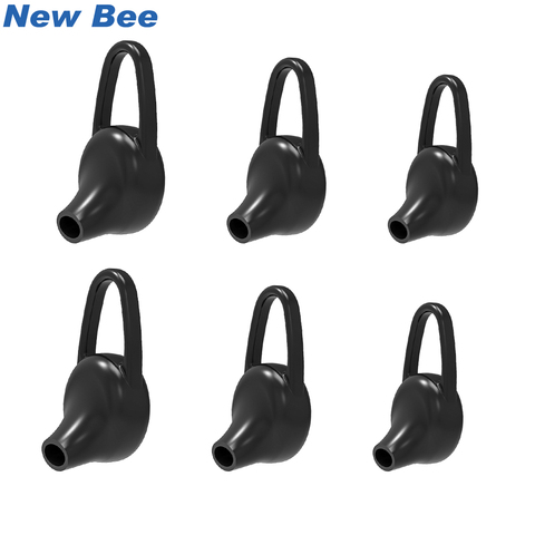 New Bee LC-B41 Headset Tips Ear Pads Earphone Earbuds 3 Pairs Silicone Earbuds Accessories For Headset Size S/M/L ► Photo 1/2