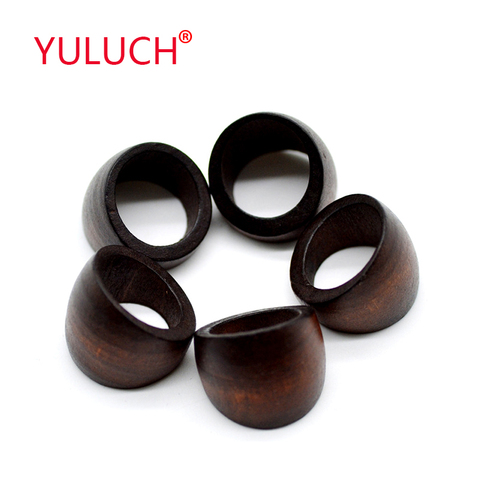 YULUCH 2022 Vintage Wooden African Ethnic Ring Jewelry for Fashion Woman wedding Hand Jewelry Gifts ► Photo 1/6