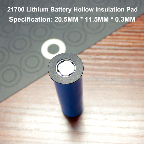 100pcs/lot Lithium battery positive hollow insulating mat 21700 flat head insulation mat meson paste head gasket 20MM*11.5MM ► Photo 1/6