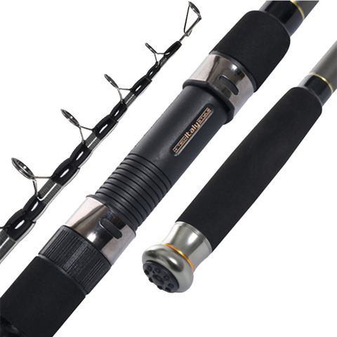 2pcs/pack 3.9m 4.2m 4.5m 5.4m telescopic fishing rod Ultra hard power high carbon fiber rod Far shot sea beach long casting rod ► Photo 1/1