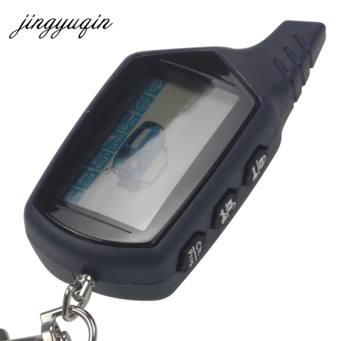 jingyuqin Russian Version for StarLine B9 Twage LCD Remote keychain Fob Car Remote 2-Way Vehicle Alarm System /Ch. Prog. +gift ► Photo 1/1