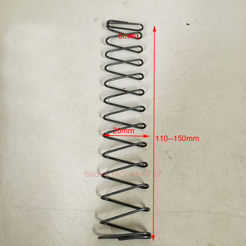 1pcs  Carbon steel 1.2*8/26*110mm--150mm Square compression spring 1.2mm wire micro spring compression spring pressure spring ► Photo 1/2