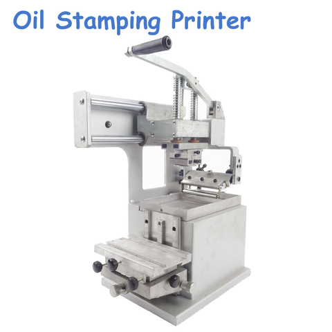 Manual Pad Printing Machine Company Logo Printer Equipment Single Color Oil Stamping Printer Design Die Board Pad Head ► Photo 1/6
