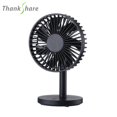 THANKSHARE USB Fan Mini Portable Dual Blade Desk Super Mute Laptop Cooler Small Fan Office Desktop Fan 3 Speed Cooling Gadgets ► Photo 1/6