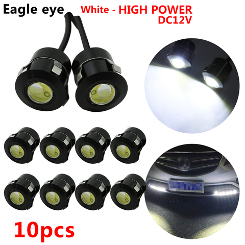 10pcs Eagle Eye LED Reverse Sensor Laser High Power DRL Daytime Running Lights Car Auto Work Light Fog Lamp Parking Lights 12V ► Photo 1/6