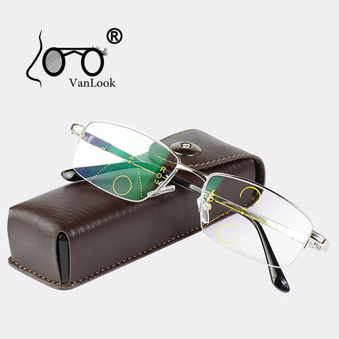 Multifocal Progressive Reading Glasses Men For Computer Sight Clear Adjustable Eyeglasses Women Bifocal +1.0 1.5 2.0 2.5 3 3.5 4 ► Photo 1/6