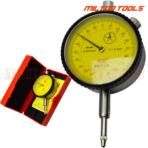 0-5mm 0.001mm Micron Indicator Jewels Dial Gauge 0-1mm 0.001mm indicator gauge ► Photo 1/6