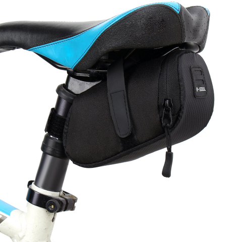 Nylon Bicycle Bag Bike Waterproof Storage Saddle Bag Seat Cycling Tail Rear Pouch Bag Saddle Bolsa Bicicleta accessories ► Photo 1/6