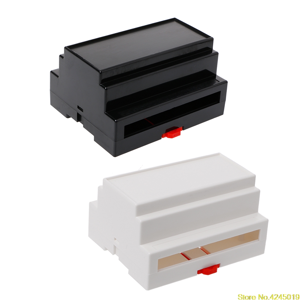 1pc 87*60*52mm din rail plastic box  enclosure junction box PLC device enclosure 