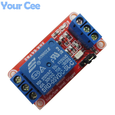 One 1 Channel 5V Relay Module Board Shield with Optocoupler Support High and Low Level Trigger for Arduino ► Photo 1/5