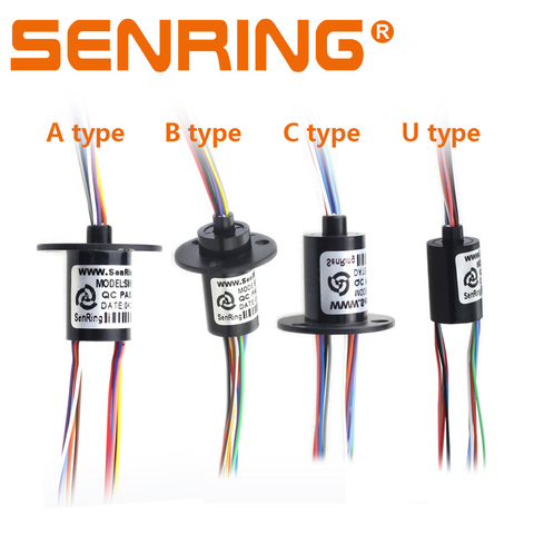 Senring mini capsule slip ring SNM012 6 wires/12 wires/18 wires slip rings 2A signal ► Photo 1/5