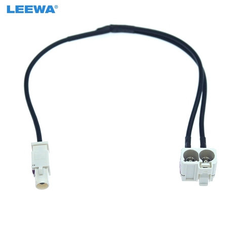 For Volkswagen Head Unit FAKRA 2In1 Diversity Convertor Splitter Y Cable Wire Harness For RNS510 RCD510+ Antenna Radio Adapter ► Photo 1/6