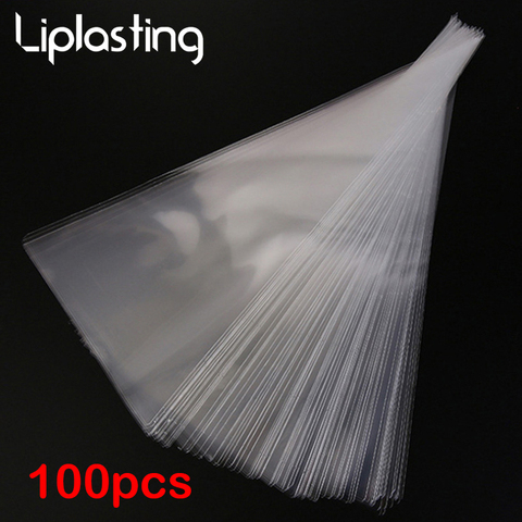 100pcs Transparent candy packing Bags Wedding Birthday Party Decoration Sweet Cellophane Candy Bag Cone Storage Packaging Bag ► Photo 1/6