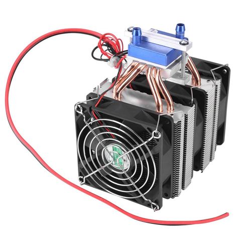 1 PC Thermoelectric Cooler Semiconductor Refrigeration Peltier Cooler Air Cooling Radiator Water Chiller Cooling System Device ► Photo 1/6