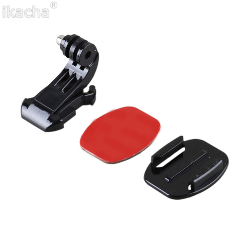 For Gopro J Hook Buckle Holder+3M Adhesive Sticker+Flat Surface Mount for GoPro Hero 3+ For Xiaomi yi Camera Accessories ► Photo 1/6