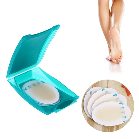 OOTDTY 4Pcs Foot Care Skin Hydrocolloid Relief Plaster Blister Patch Heel Protector Foot Care Tool New ► Photo 1/6