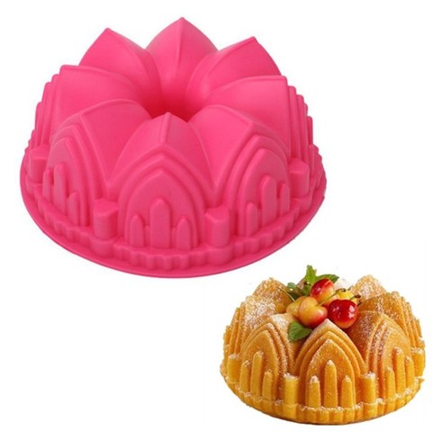 Nordic Ware Silicone Collection Cathedral Bundt Pan Chiffon Savarin Cake Mold Mousse Brownie Dessert Cake Decoration Baking Tool ► Photo 1/6