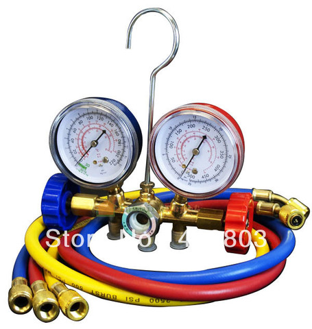 Freon Adding Gauge For Auto Air Conditiong Syetem&R12 R22 R502 Manifld Gauge ► Photo 1/1
