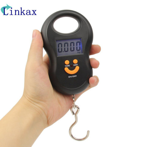 Portable Digital Luggage Weight Scale 10g-50kg LCD Display Pocket