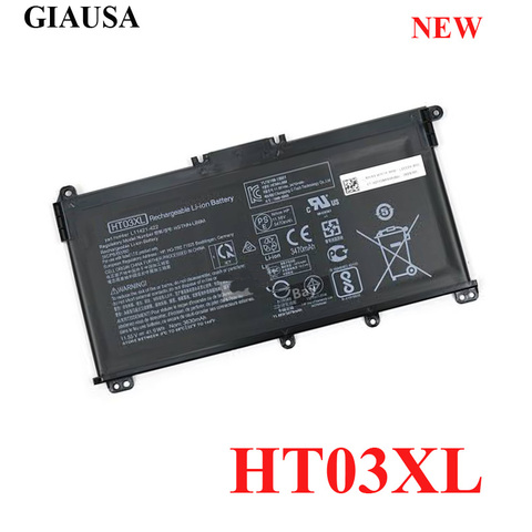 GIAUSA Genuine HT03XL HT03 Battery for HP Pavilion 14-CE0001LA Pavilion 14-CE0014TU Pavilion 14-CE0010CA  HSTNN-LB8L L11421-421 ► Photo 1/2