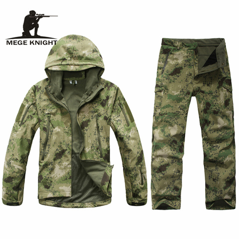 Camouflage military uniform, winter thermal fleece tactical clothes, U.s. army military clothing ► Photo 1/6