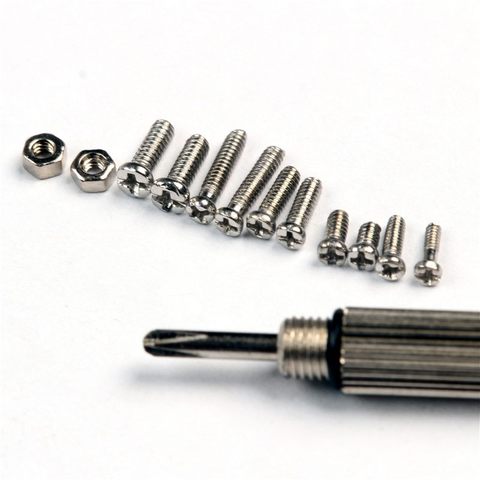 600Pcs/Set Small Stainless Steel Screws 12 Kinds of Electronics Nuts Assortment + 1pc Screwdriver for watches/glasses/electronic ► Photo 1/1