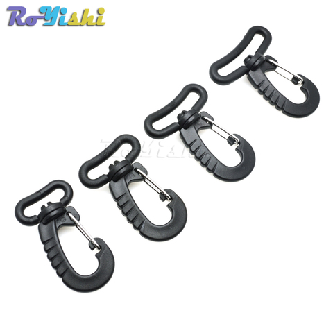 Plastic Swivel Snap Hook for Keychain Backpack Buckle Belt Strap Black ► Photo 1/6