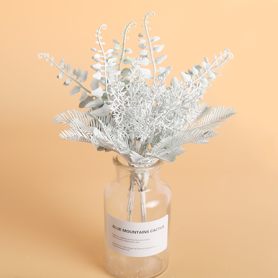 Scrapbook Ornament Flowers  Fake Plant Simulation Ferns Artificial Grass 