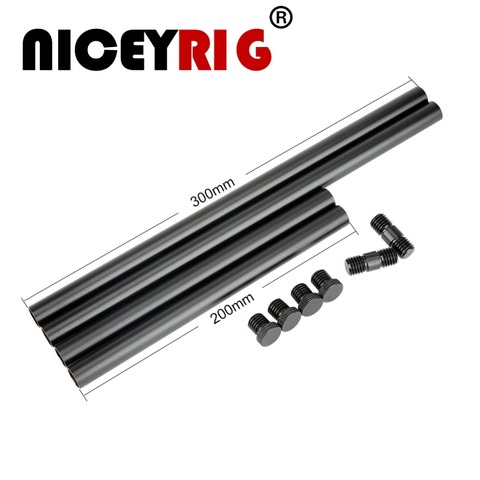 NICEYRIG 15mm Rod Aluminum Rod Rig DSLR Camera Rig Video Shooting Shoulder Rig Support System for Instagram ( 20cm*2+ 30cm*2) ► Photo 1/6