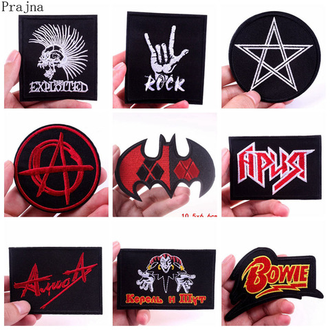 Prajna Military Skull Patch Rock Band Hippie Patches Embroidered Iron On  Patches For Clothes Jacket Fabric Applique Badge - Price history & Review, AliExpress Seller - Prajnan CraftCollection Store