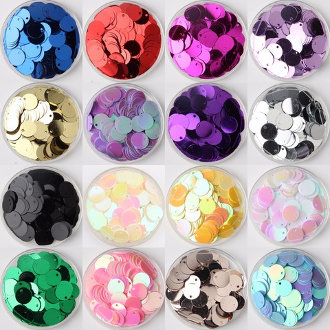 New PVC Flat Round Loose Sequins Paillettes Sewing Craft DIY Accessories for Garment Lentejuelas Para Coser ► Photo 1/6