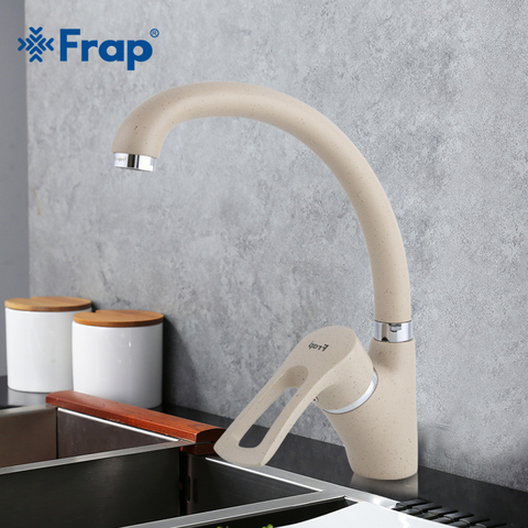 Frap Modern Multicolor Spray painting Kitchen Faucet Cold and Hot Water Mixer Tap Single Handle 360 Rotation F4166-7/8/9/10 ► Photo 1/6