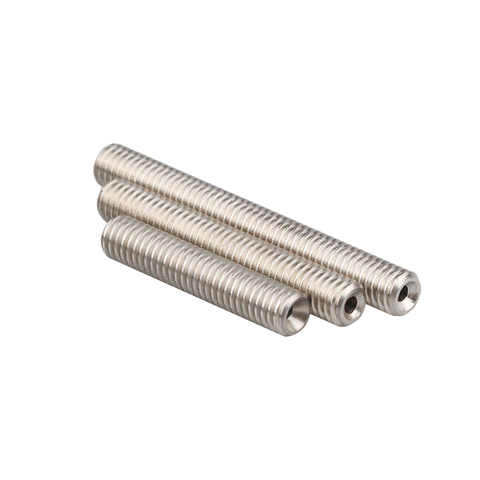 Stainless Steel Throat M6 30/40/50mm Threaded For MK8 MK9 1.75mm Filament 3D Printers Parts Teflonto Tube Full Metal Part 4.1 ► Photo 1/4